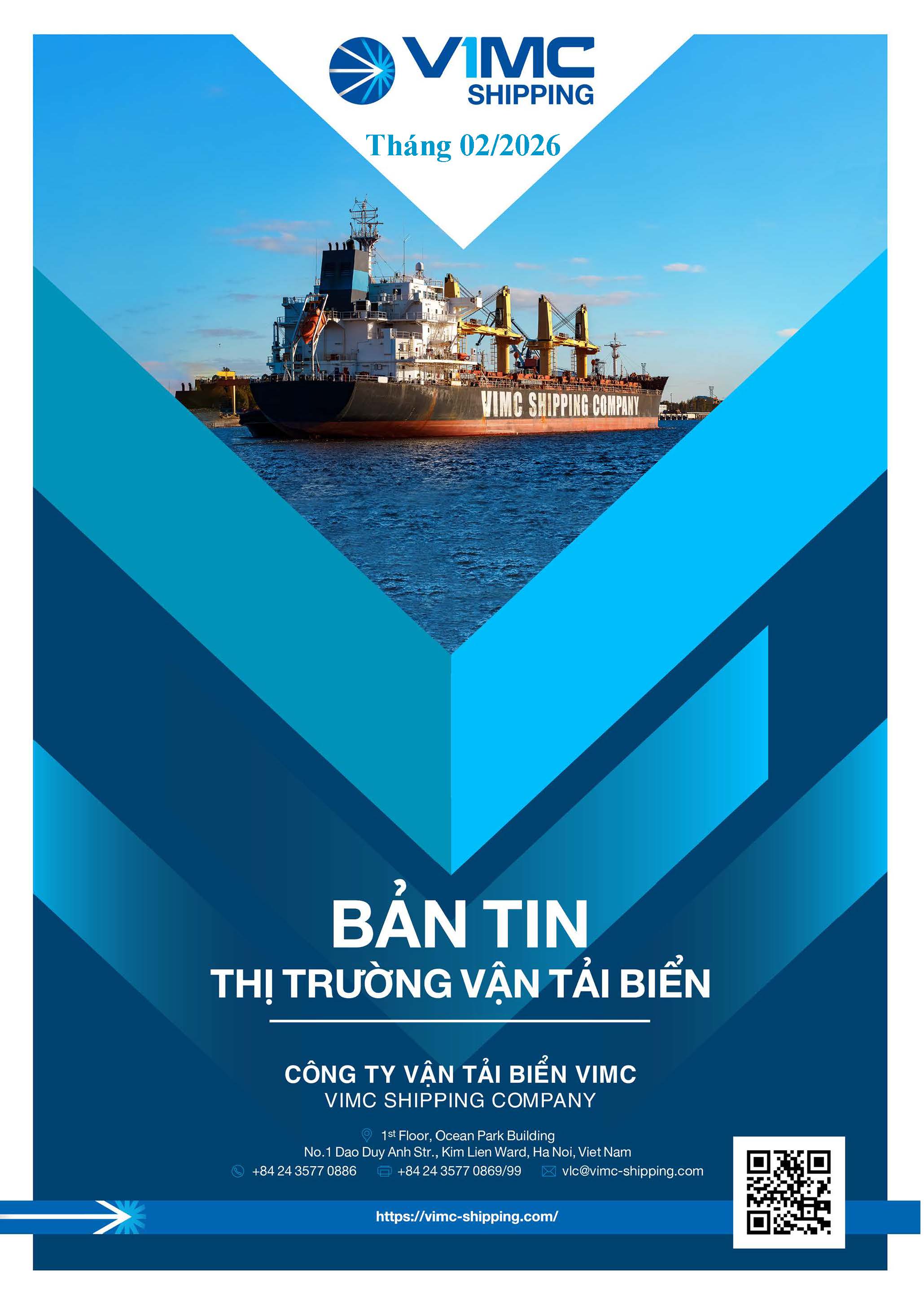 Bản tin thị trường vận tải biển tháng 02/2026